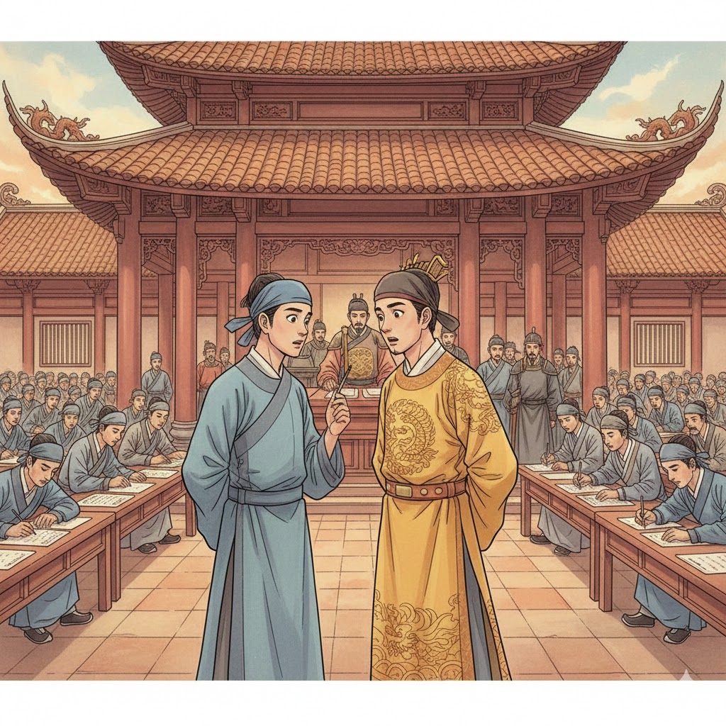 TẠI TRƯỜNG THI, TÔI ĐỤNG MẶT THÁI TỬ GIỐNG HỆT MÌNH