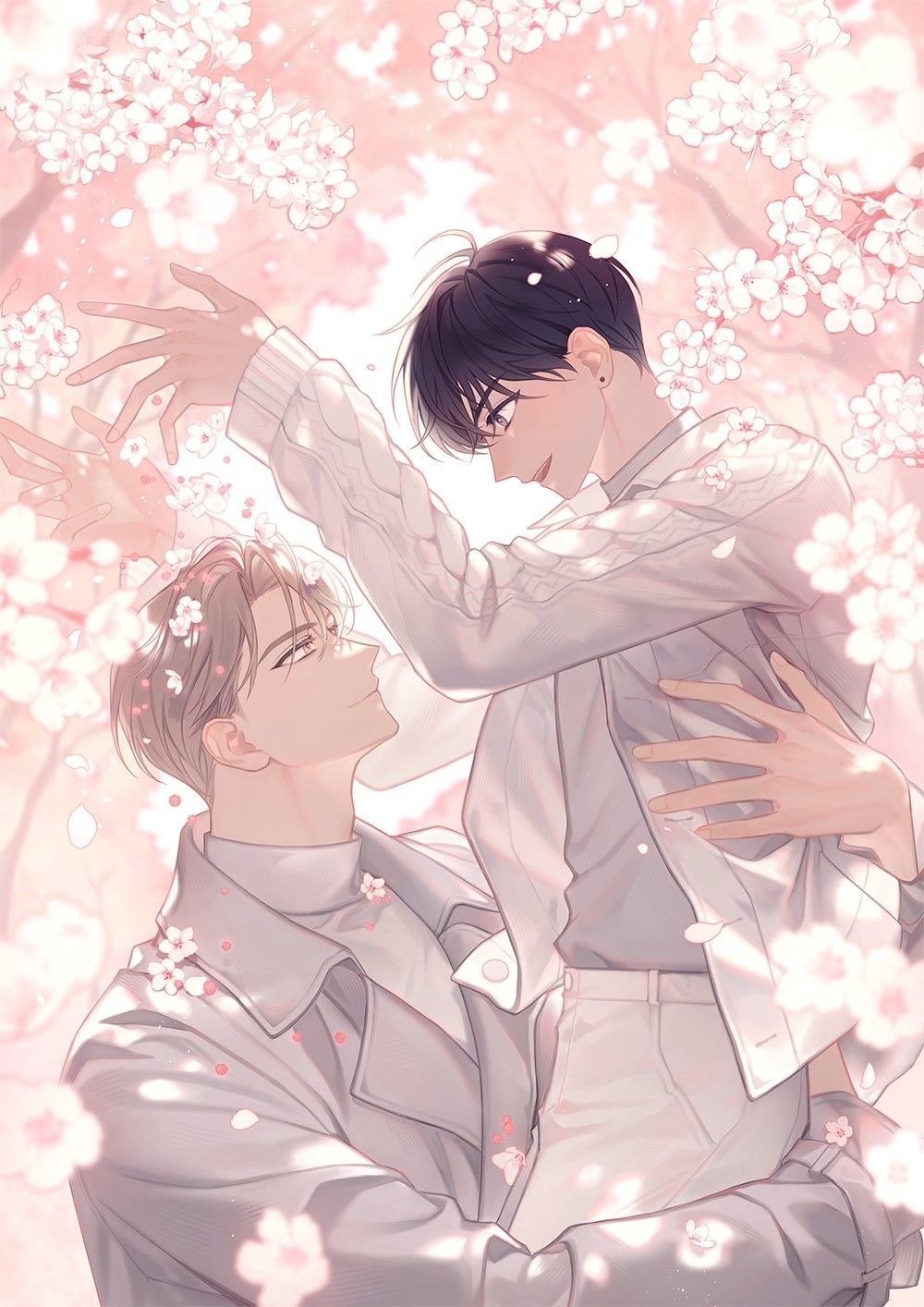 Mưa hoa anh đào ở Brooklyn