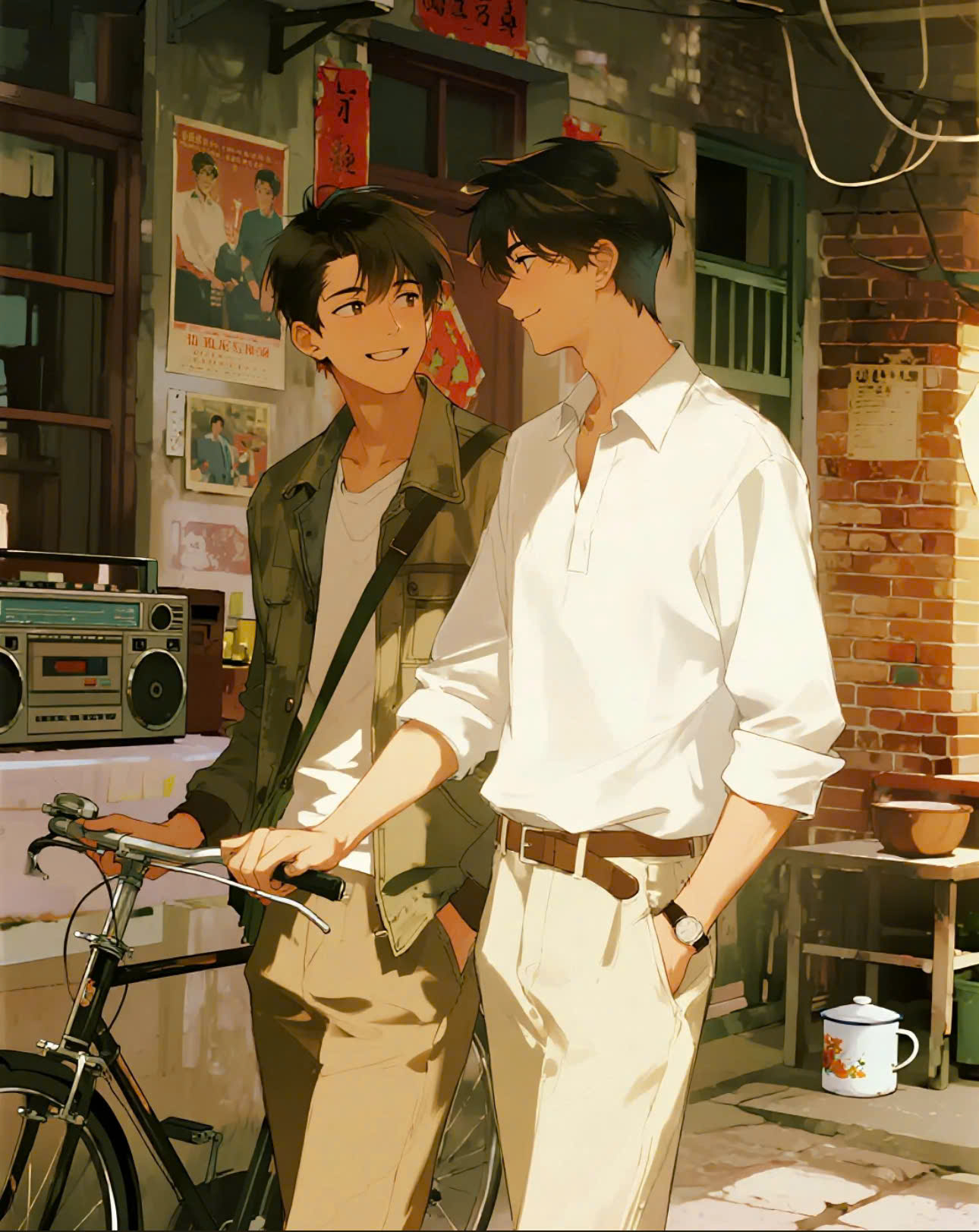 Xuyên Đến Văn Niên Đại BL, Trở Thành Vợ Của Phản Diện Ác Độc